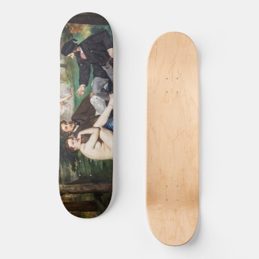 Edouard Manet - Luncheon op de gras Skateboard (Voorkant)