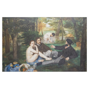Edouard Manet - Luncheon op de gras Stof