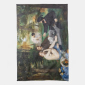 Edouard Manet - Luncheon op de gras Theedoek (Verticaal)
