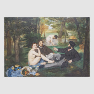 Edouard Manet - Luncheon op de gras Tissuepapier