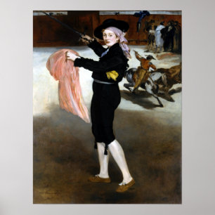 Édouard Manet Mademoiselle/Costume of Espada Poster