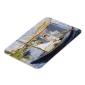 Edouard Manet - Monet in zijn Studio Boat Magneet (Linkerzijde)