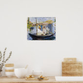 Edouard Manet - Monet in zijn Studio Boat Poster (Keuken)