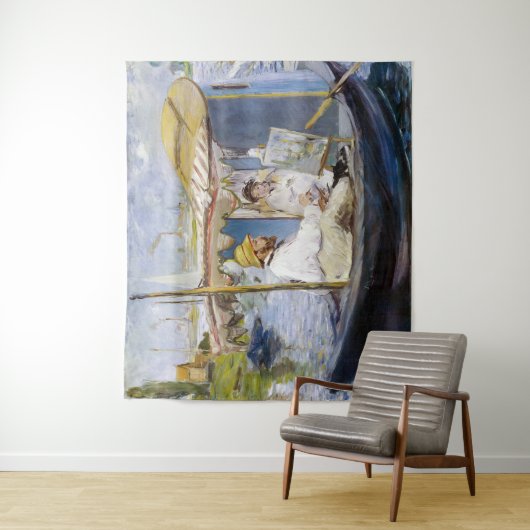 Edouard Manet - Monet in zijn Studio Boat Wandkleed (In situ)