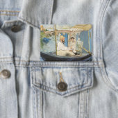 Edouard Manet - Monet schilderij op zijn studioboo Button (Insitu)