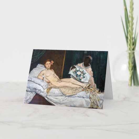 Edouard Manet - Olympia Kaart (Voorkant)