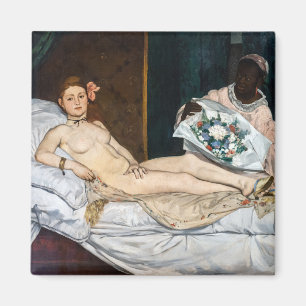 Edouard Manet - Olympia Magneet