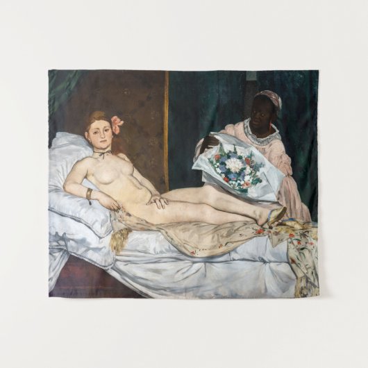 Edouard Manet - Olympia Wandkleed (Voorkant (horizontaal))