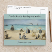 Edouard Manet - Op het strand, Boulogne-sur-Mer