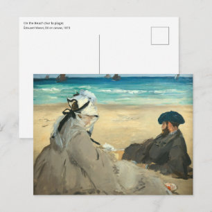 Edouard Manet - Op het strand Briefkaart