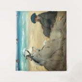 Edouard Manet - Op strand Wandkleed (Voorkant)