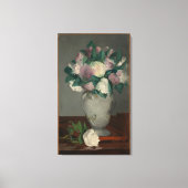 Edouard Manet Peonies Canvas Afdruk (Voorkant)