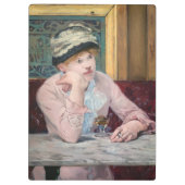 Edouard Manet - Plum Brandy Klembord (Achterkant)