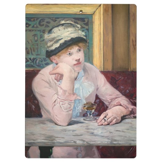 Edouard Manet - Plum Brandy Klembord (Achterkant)