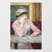 Edouard Manet - Plum Brandy Raamsticker (Vel)