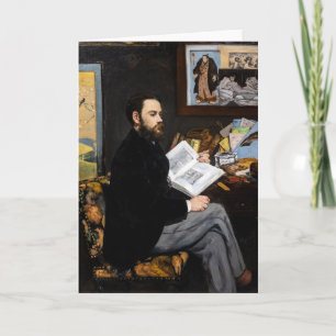 Edouard Manet - Portret van Emile Zola Kaart