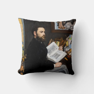 Edouard Manet - Portret van Emile Zola Kussen