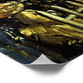 edouard Manet - race bij Longchamp Poster (Hoek)