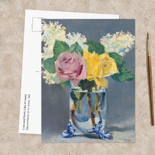 Edouard Manet - Sering en Rozen Briefkaart