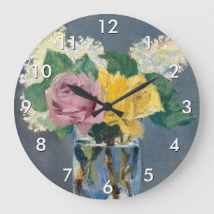 Edouard Manet - Sering en Rozen Grote Klok