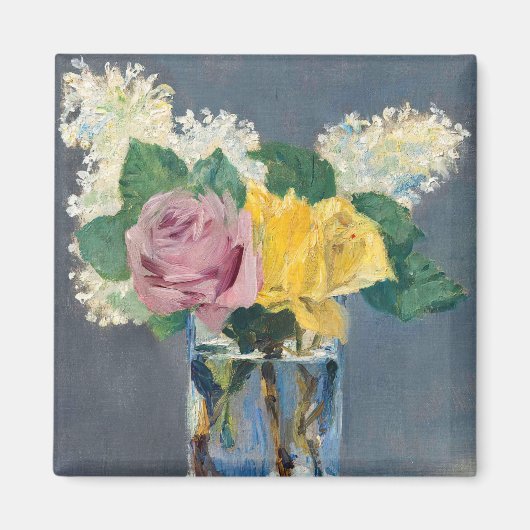 Edouard Manet - Sering en Rozen Magneet (Voorkant)