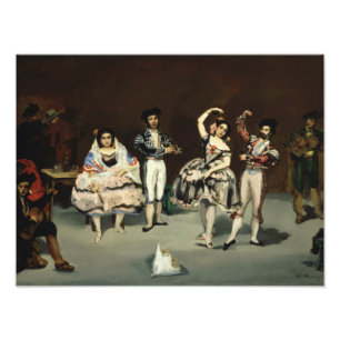 Edouard Manet - Spaans ballet Foto Afdruk