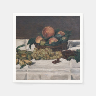 Edouard Manet - Stilleven, Fruit op een Tafel Servet
