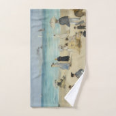 Edouard Manet - Sur la plage, Boulogne-sur-Mer (Serviette à main)