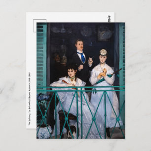 Edouard Manet - The Balcony / Le Balcon Briefkaart