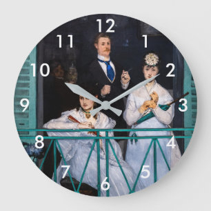 Edouard Manet - The Balcony / Le Balcon Grote Klok