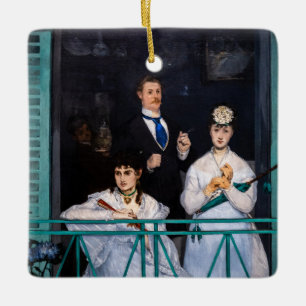 Edouard Manet - The Balcony / Le Balcon Keramisch Ornament