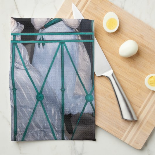 Edouard Manet - The Balcony / Le Balcon Theedoek (Quarter Fold)