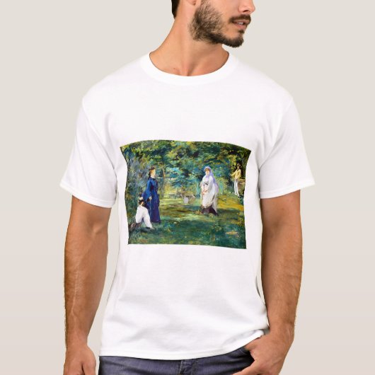 Edouard Manet The Croquet Game T-shirt (Voorkant)