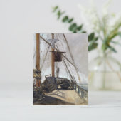 Édouard Manet The Ship's Deck Briefkaart (Staand voorkant)