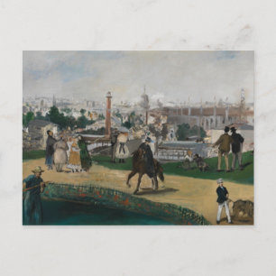 Edouard Manet - Uitzicht van de universele tentoon Briefkaart