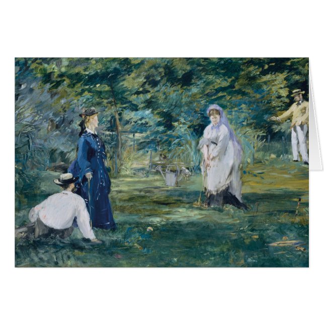 Edouard Manet - Un jeu de Croquet (Devant horizontal)