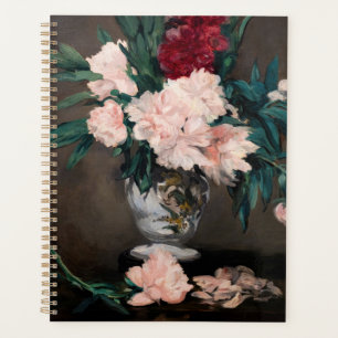 Edouard Manet - Vase de pivoines sur petit piedouc