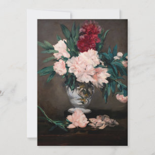 Edouard Manet - Vase van pinda's op kleine voetjes Kaart