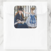 Edouard Manet Vierkante Sticker (Tas)
