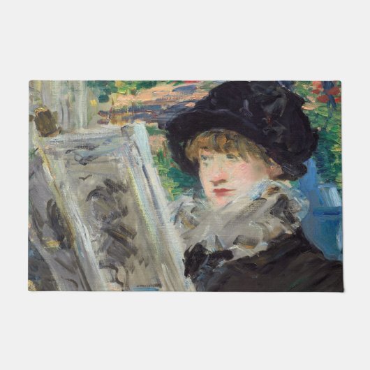 Edouard Manet - Vrouw lezen Deurmat (Voorkant)