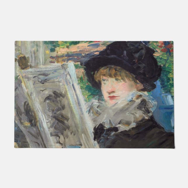 Edouard Manet - Vrouw lezen Deurmat (Voorkant)