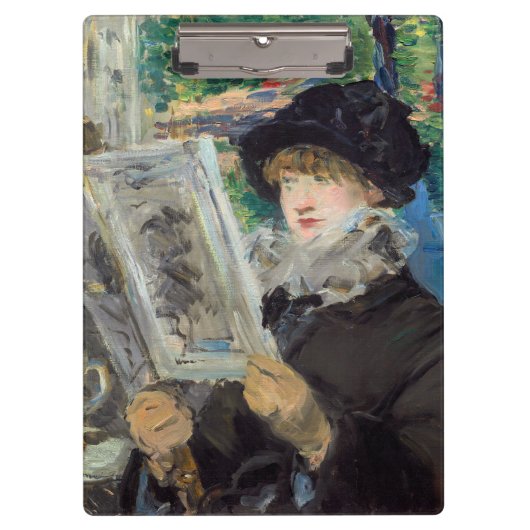 Edouard Manet - Vrouw lezen Klembord (Voorkant)