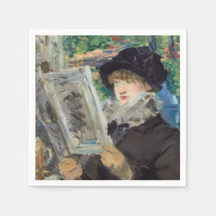 Edouard Manet - Vrouw lezen Servet