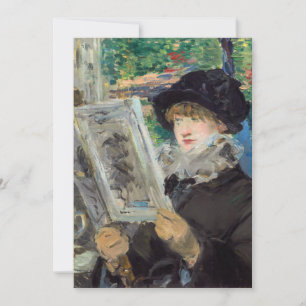 Edouard Manet - Vrouw lezend Kaart