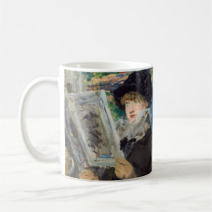 Edouard Manet - Vrouw lezend Koffiemok