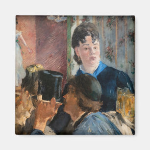 Edouard Manet - Waitress Serving Beer Magneet