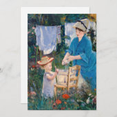 Edouard Manet - Wasmachine Bedankkaart (Voorkant / Achterkant)