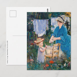Edouard Manet - Wasmachine Briefkaart