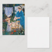 Edouard Manet - Wasmachine Notitiekaartje (Voorkant / Achterkant)