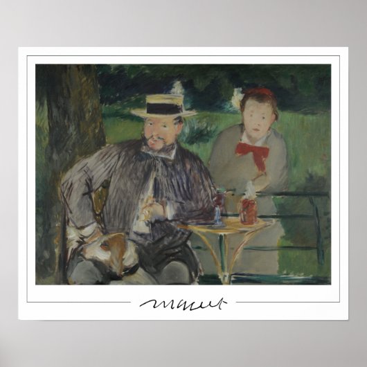 Édouard Manet Zedign Affiche d'art #17 (Devant)